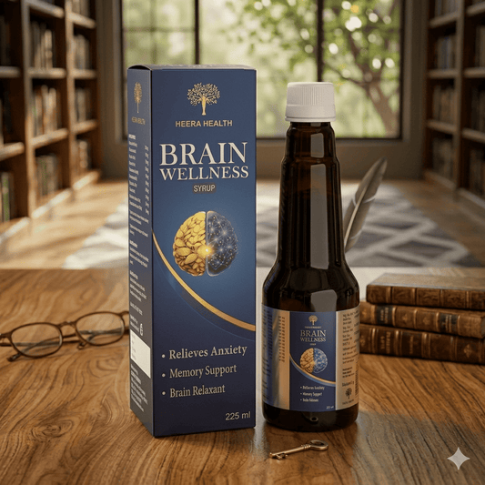 Brain Wellness Syrup – 100% Natural Brain Booster & Relaxant (200ml)