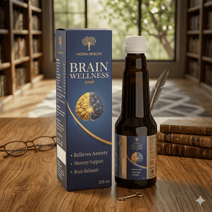 Brain Wellness Syrup – 100% Natural Brain Booster & Relaxant (200ml)