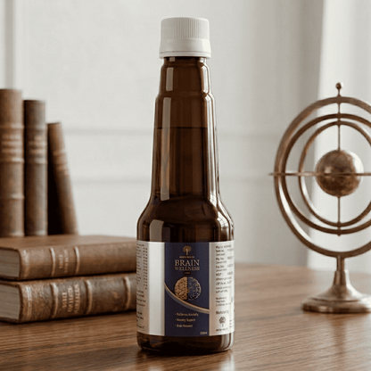 Brain Wellness Syrup – 100% Natural Brain Booster & Relaxant (200ml)