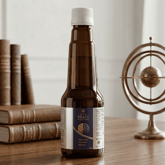 Brain Wellness Syrup – 100% Natural Brain Booster & Relaxant (200ml)