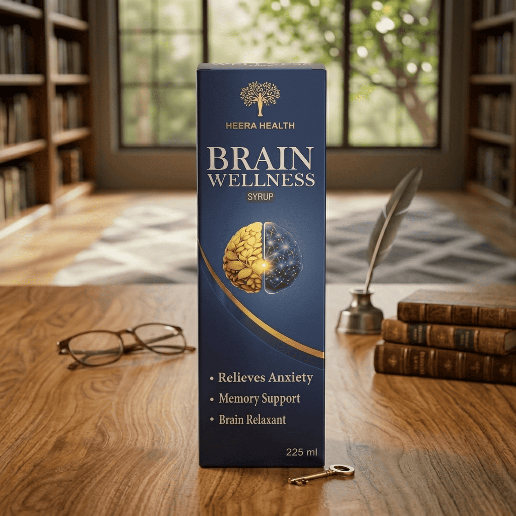 Brain Wellness Syrup – 100% Natural Brain Booster & Relaxant (200ml)