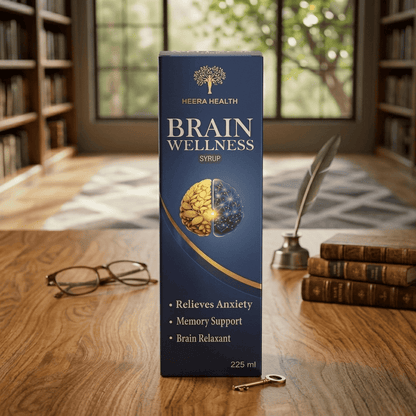 Brain Wellness Syrup – 100% Natural Brain Booster & Relaxant (200ml)